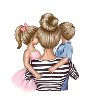Personalisierte Tasse Mama und Kinder – Bild 5