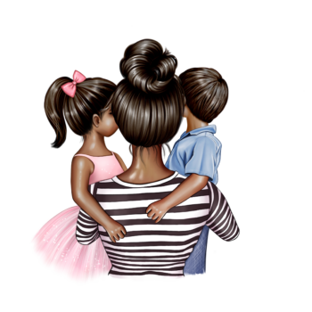 Personalisierte Tasse Mama und Kinder – Bild 3