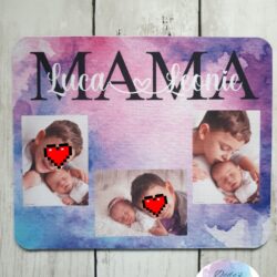 Mauspad Mama / Oma mit Wunschnamen und Foto